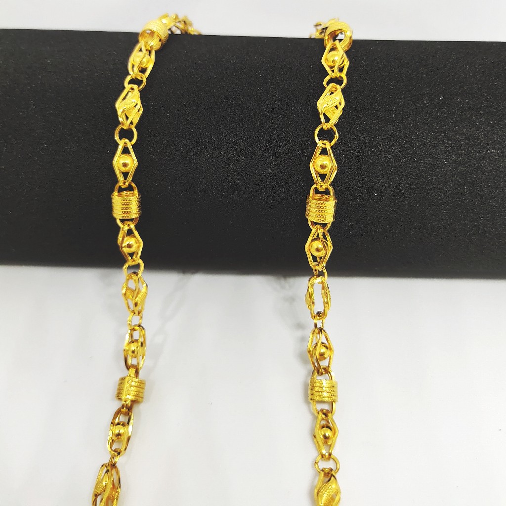 22 KT 916 Hallmark Indo Italian Gents Chain - Image 2
