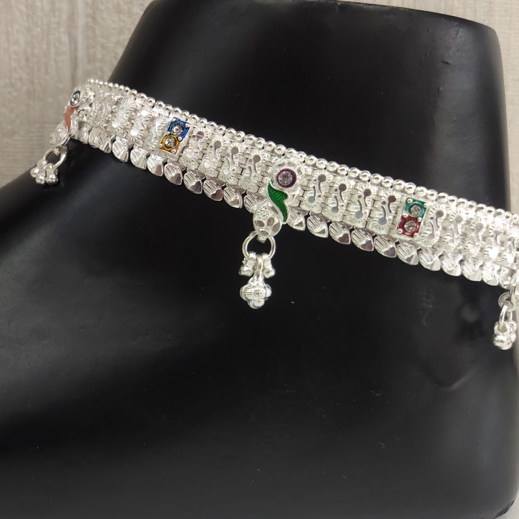 Silver payal - Image 2