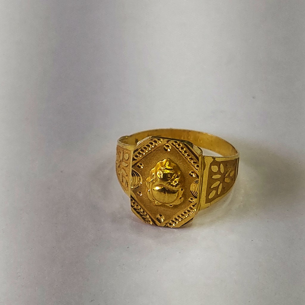 22kt 916 hallmark ganpati ring