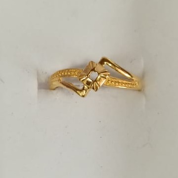 22KT Gold Light Weight Office Wear Ring