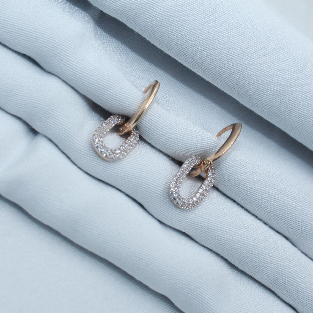 ROSEGOLD ITALIAN EARRINGS