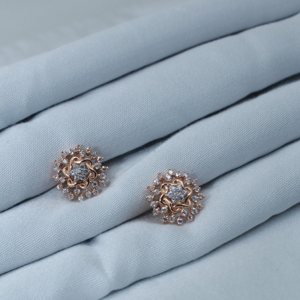 ROSEGOLD FANCY EARRINGS