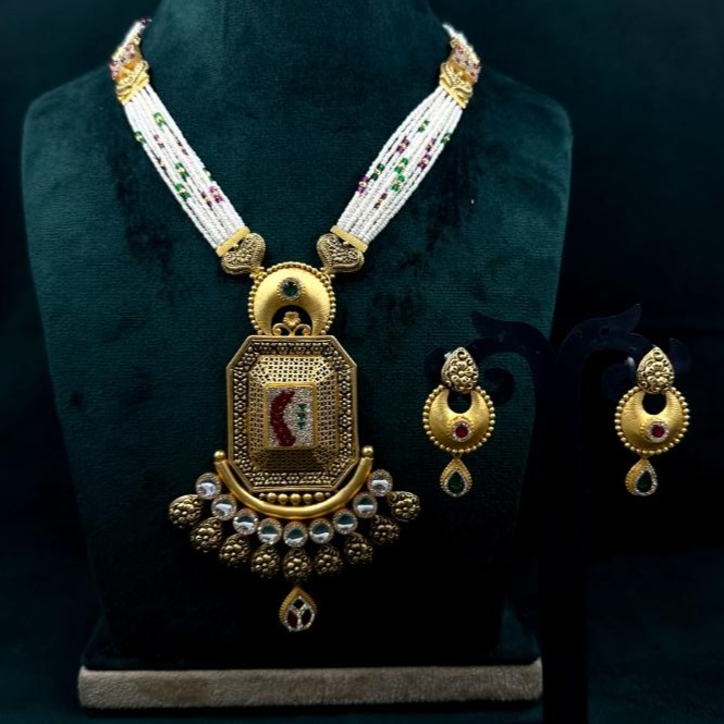 916 Gold Antique Necklace Set