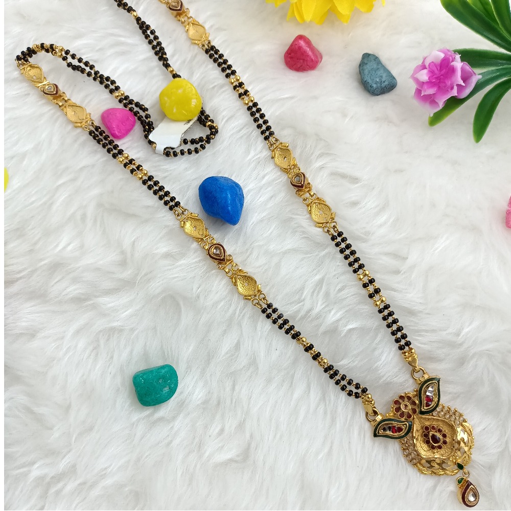 916 GOLD LONG ANTIQUE MANGALSUTRA