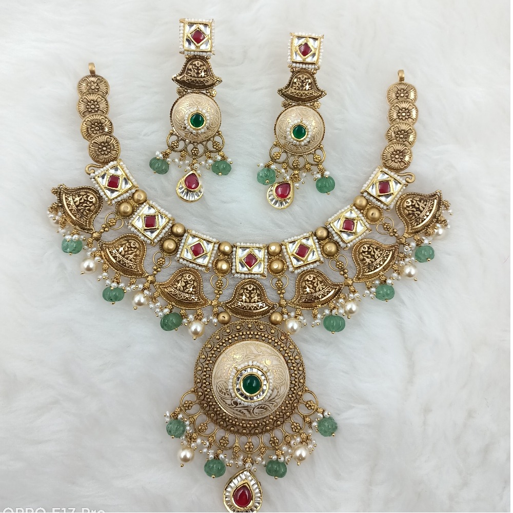 916 Gold Antique Wedding Collection Set