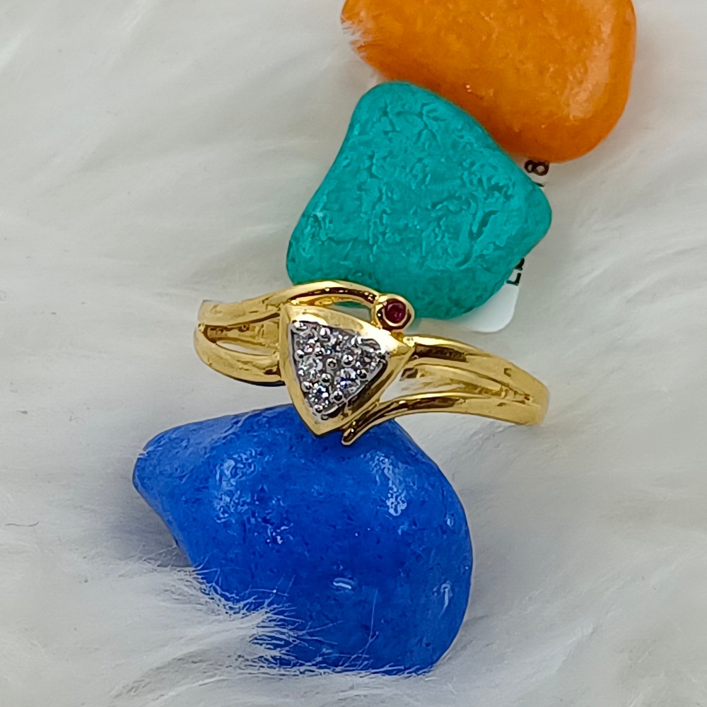 916 Gold Flair Ring