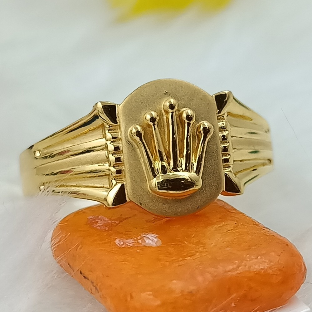 916 GOLD PLAIN CASTING GENTS RING