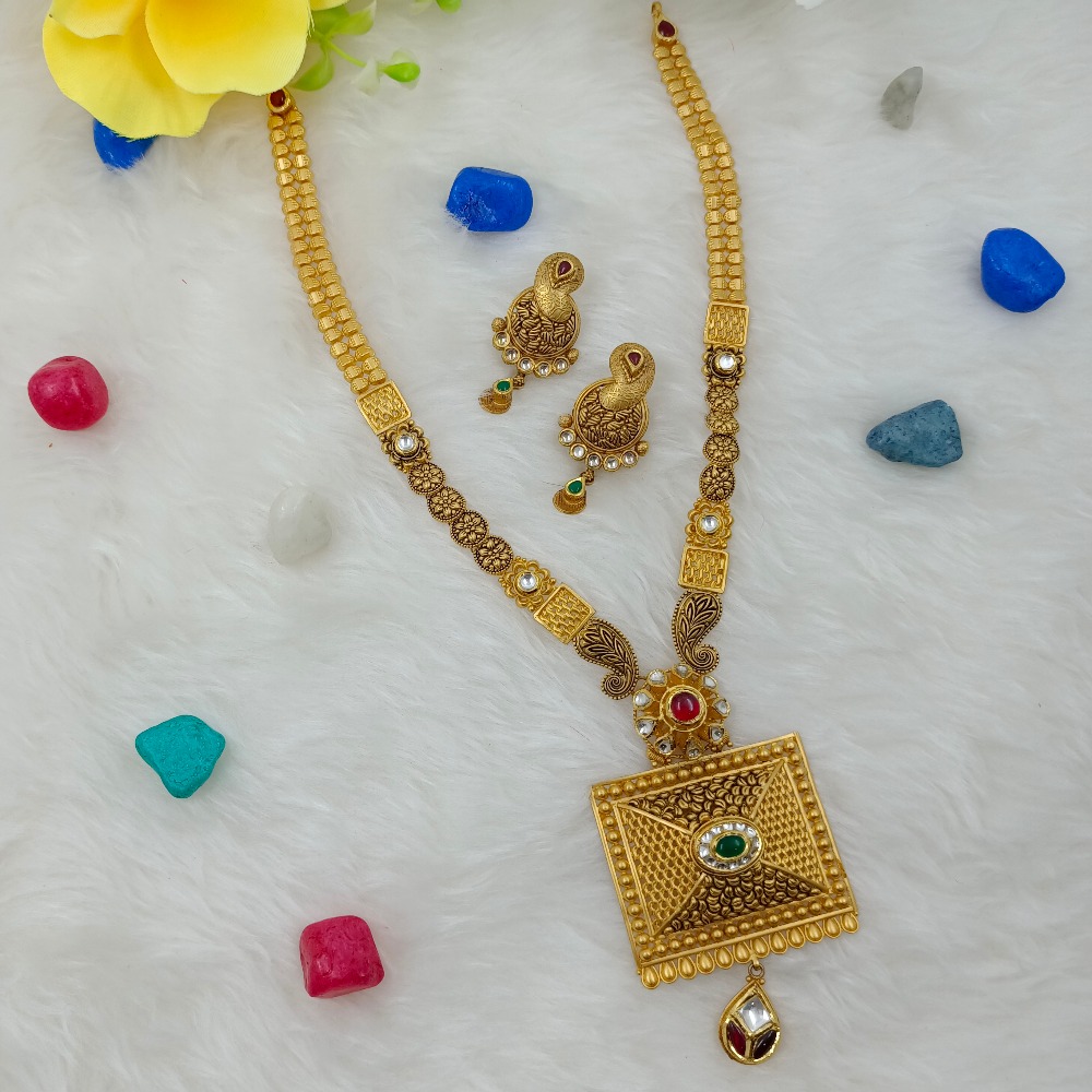 916 Gold Antique Long Set For Wedding