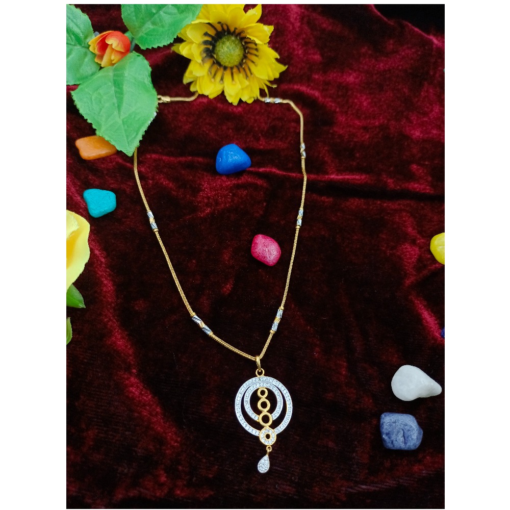 916 Gold Designer Pendant Chain