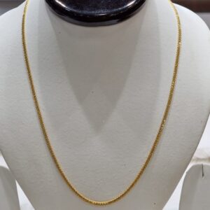 22KT Gold Hallmark Attractive Long Chain