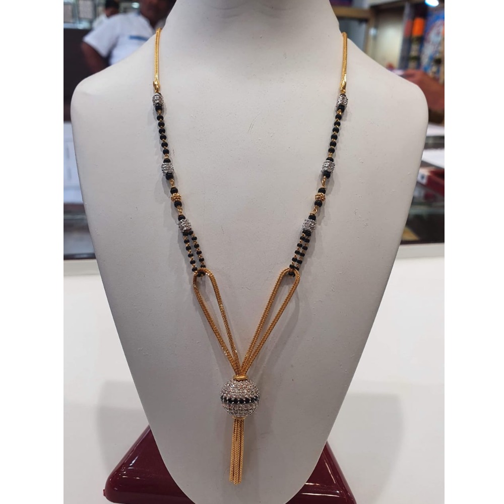 916 Gold Designer Mangalsutra SVJ-M12