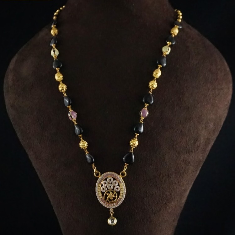 916 Gold Beads Mangalsutra MSG0259