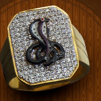 916 Gold Gent Ring - Image 2