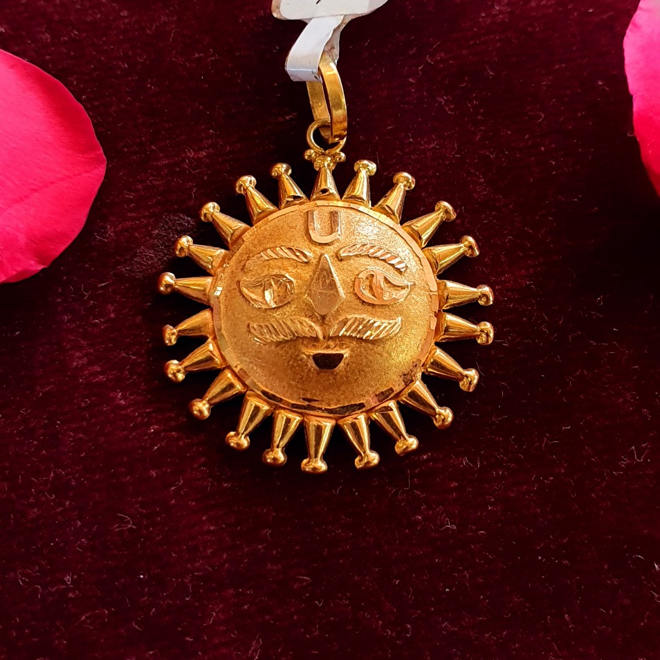 Plain gold Pendant