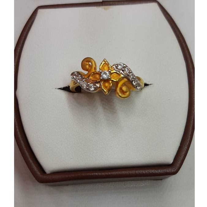 22KT Gold Classic Ladies Ring MJ-R013