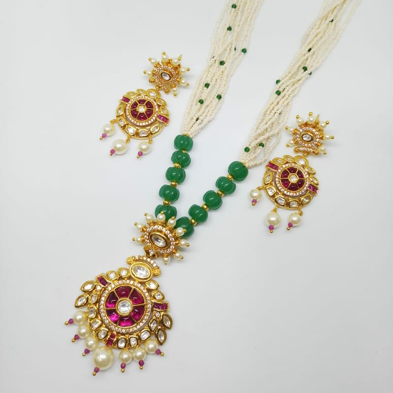 Kundan pendant set