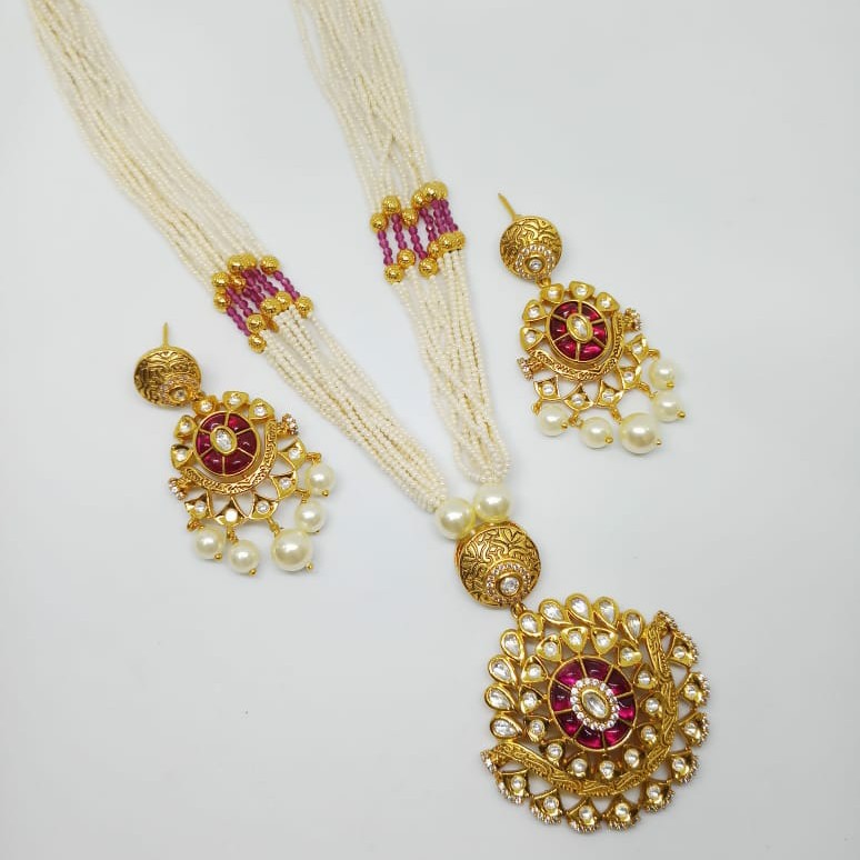 Kundan pendant set