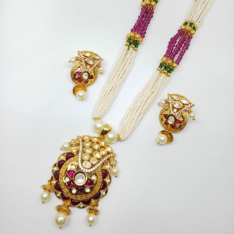 Kundan pendant set