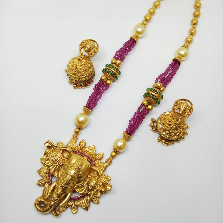 gold forming pendant set