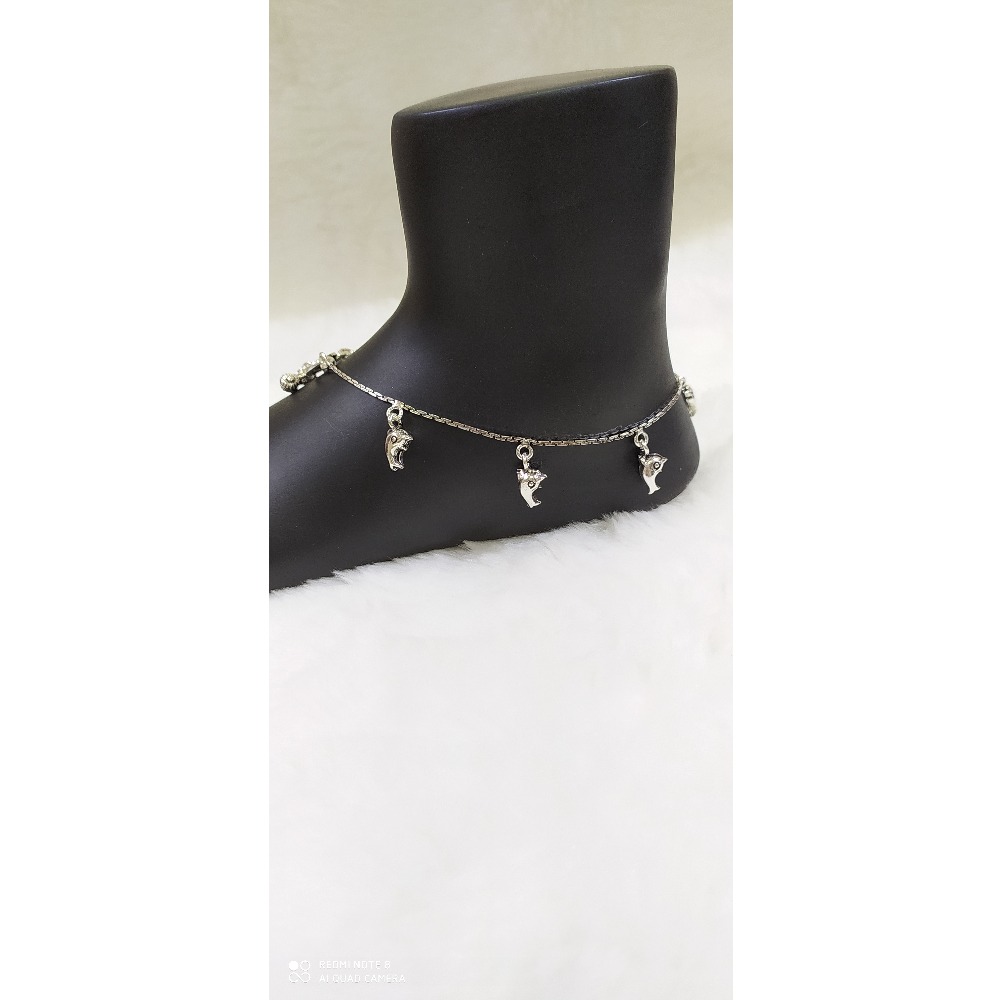 Silver fancy payal se-p002