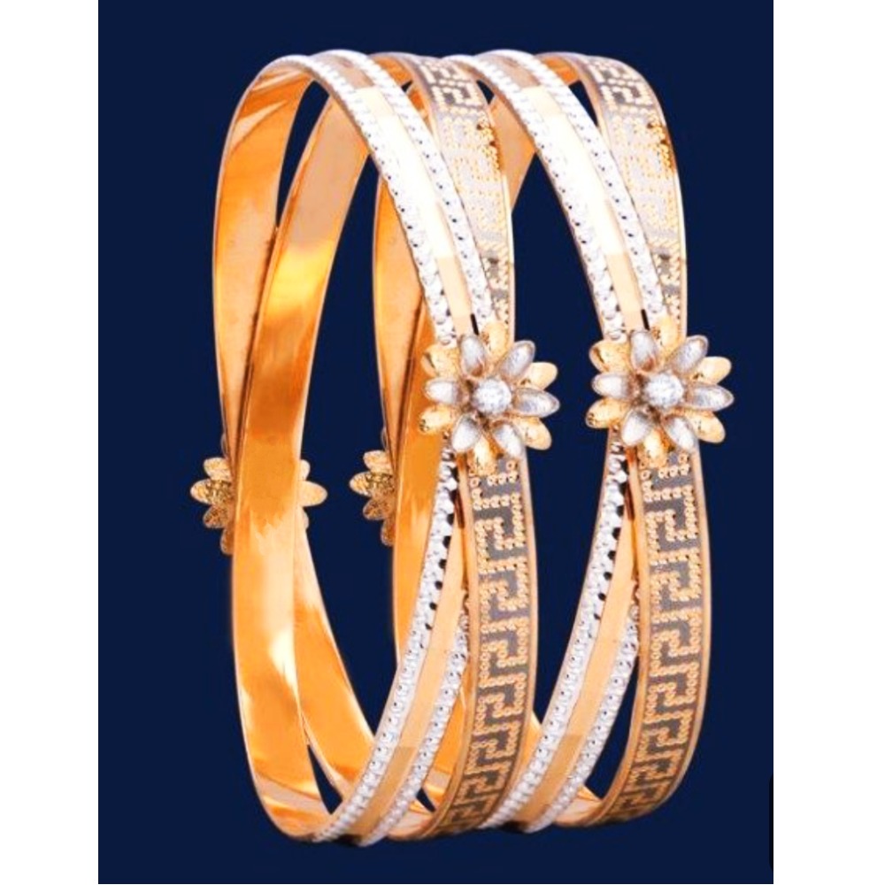 916 Gold CNC Casting Lazer Joint Bangle SB-B009
