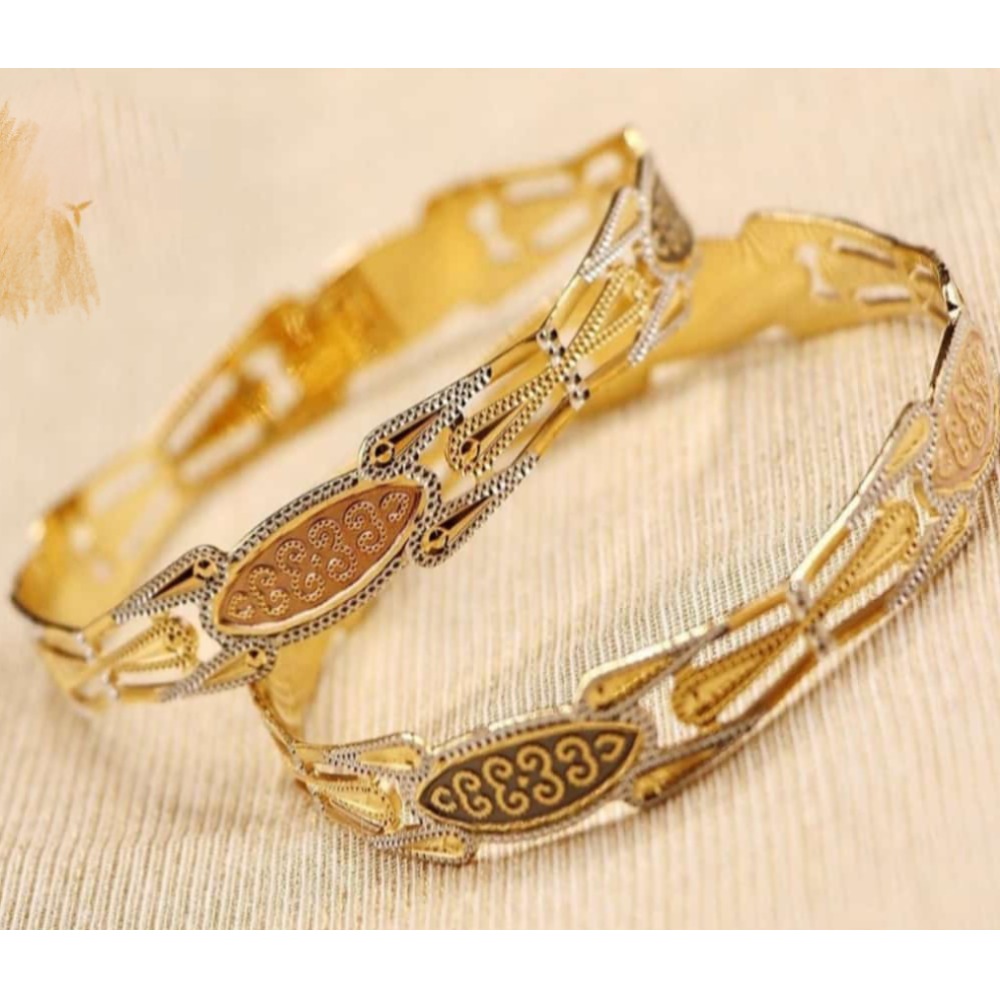 916 Gold Fancy CNC Bangles SB-B005