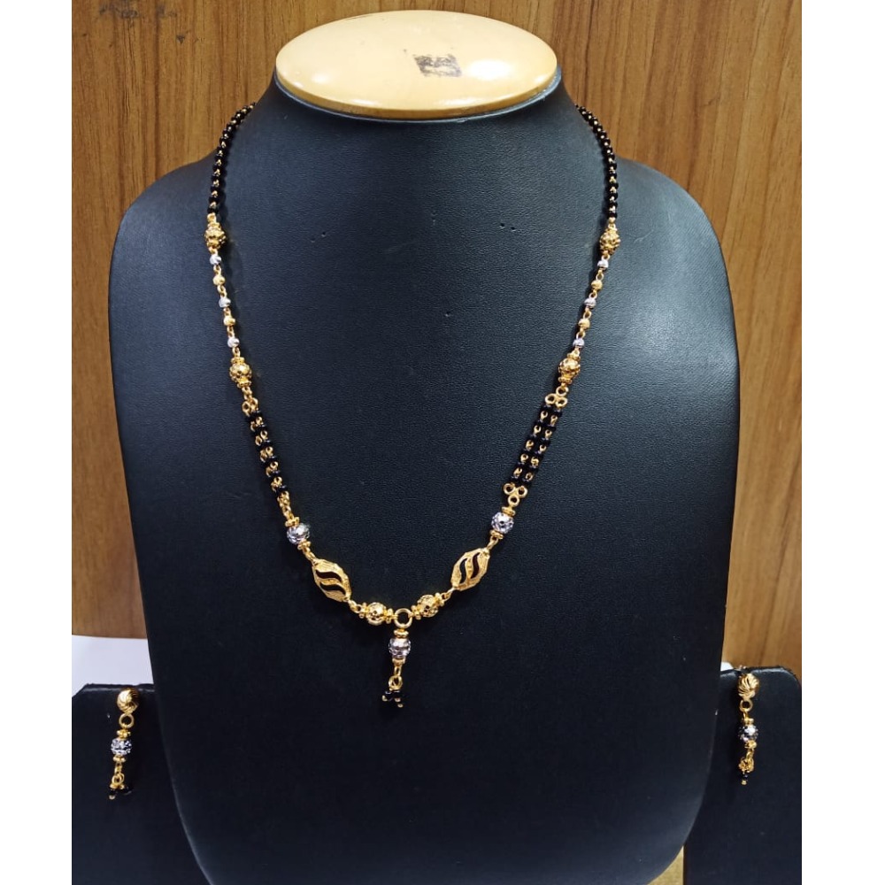 Gold Forming Mani Moti Mangalsutra AG-M03