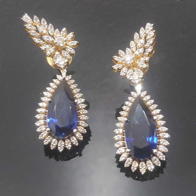 Sapphire earrings