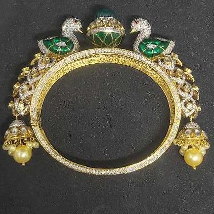 Peacock fussion bangle
