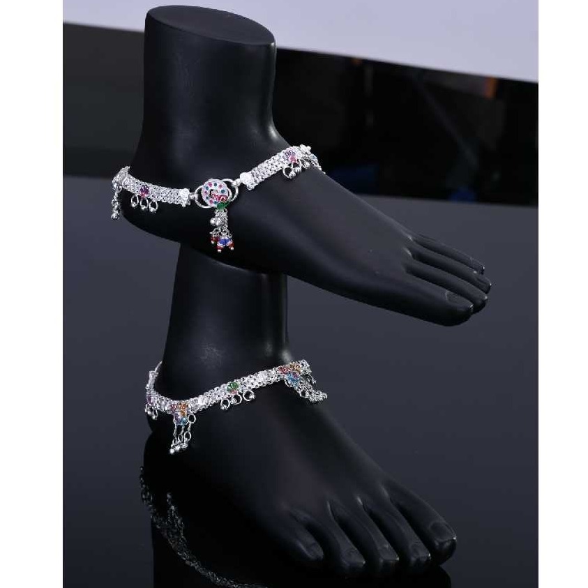 Silver Fancy payal