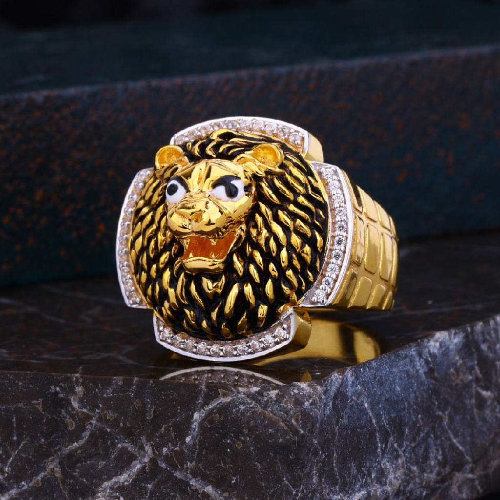 New Fancy Design Gold Ring For Men