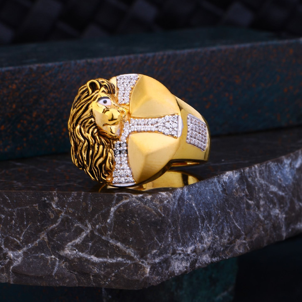 New Fancy Design Gold Ring For Men
