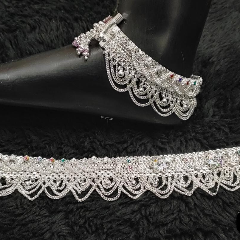 Pure Silver New Design Heavy Payal