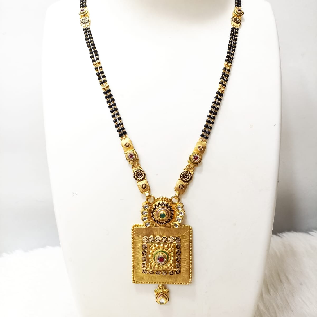 Gold Antique Design Ladies 22ct Mangalsutra