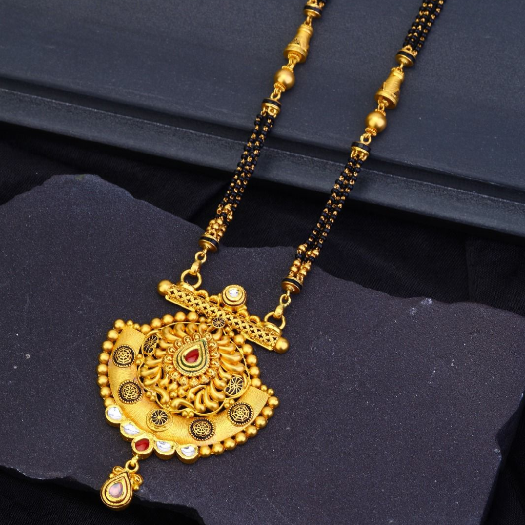 22 Ct 916 Gold Jadat Design Mangalsutra