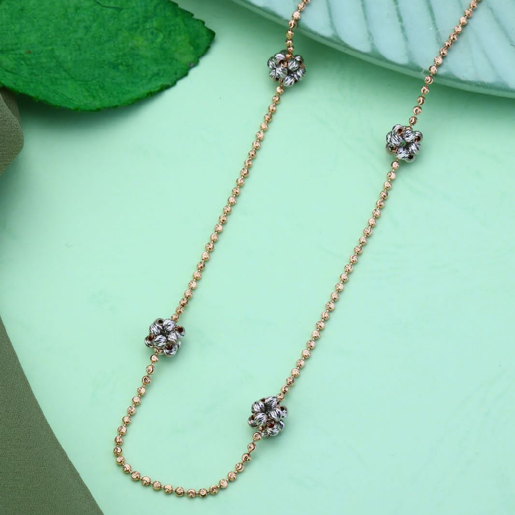 Antique Design Rose Gold Ladies Chain