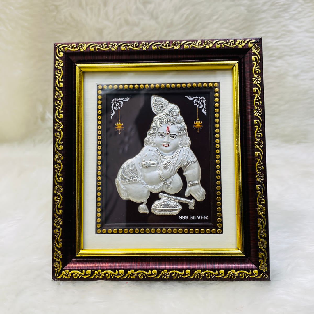 999 Silver Ladu Gopal Frame