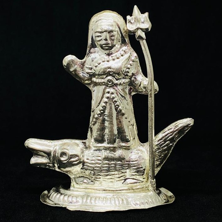 New antique pure silver design murti