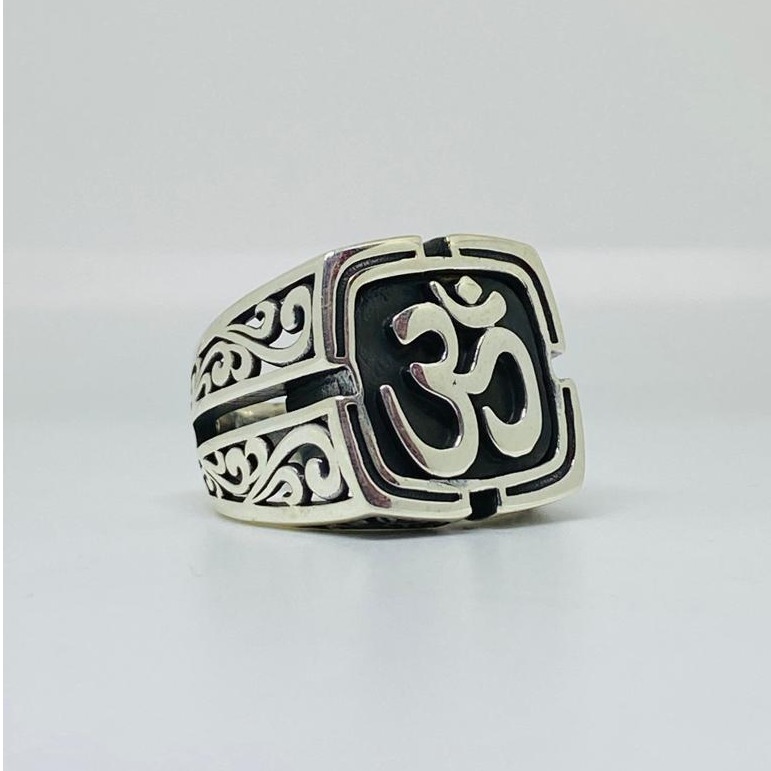 latest men's silver 925 hallmark rings