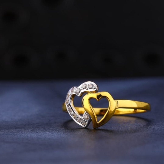22 carat gold ladies diamonds rings RH-LR704