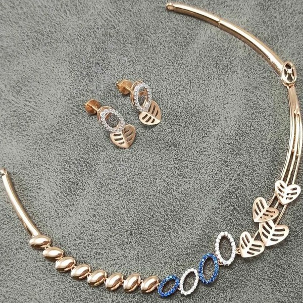 20 carat rose gold ladies necklace RH-LN313