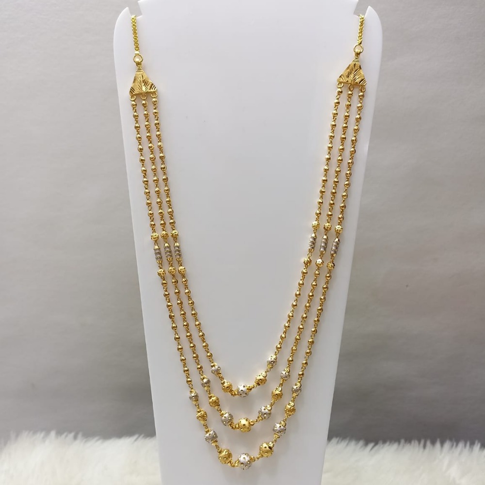 22 carat gold ladies traditional mala RH-LM823