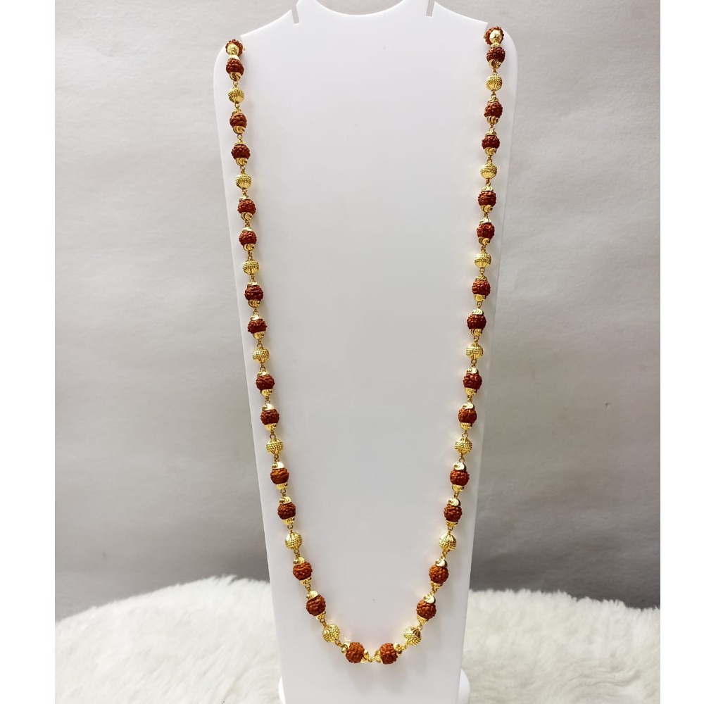 22 carat gold gents rudhraksh mala RH-GM821