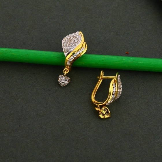 22 carat gold ladies earrings RH-LE708