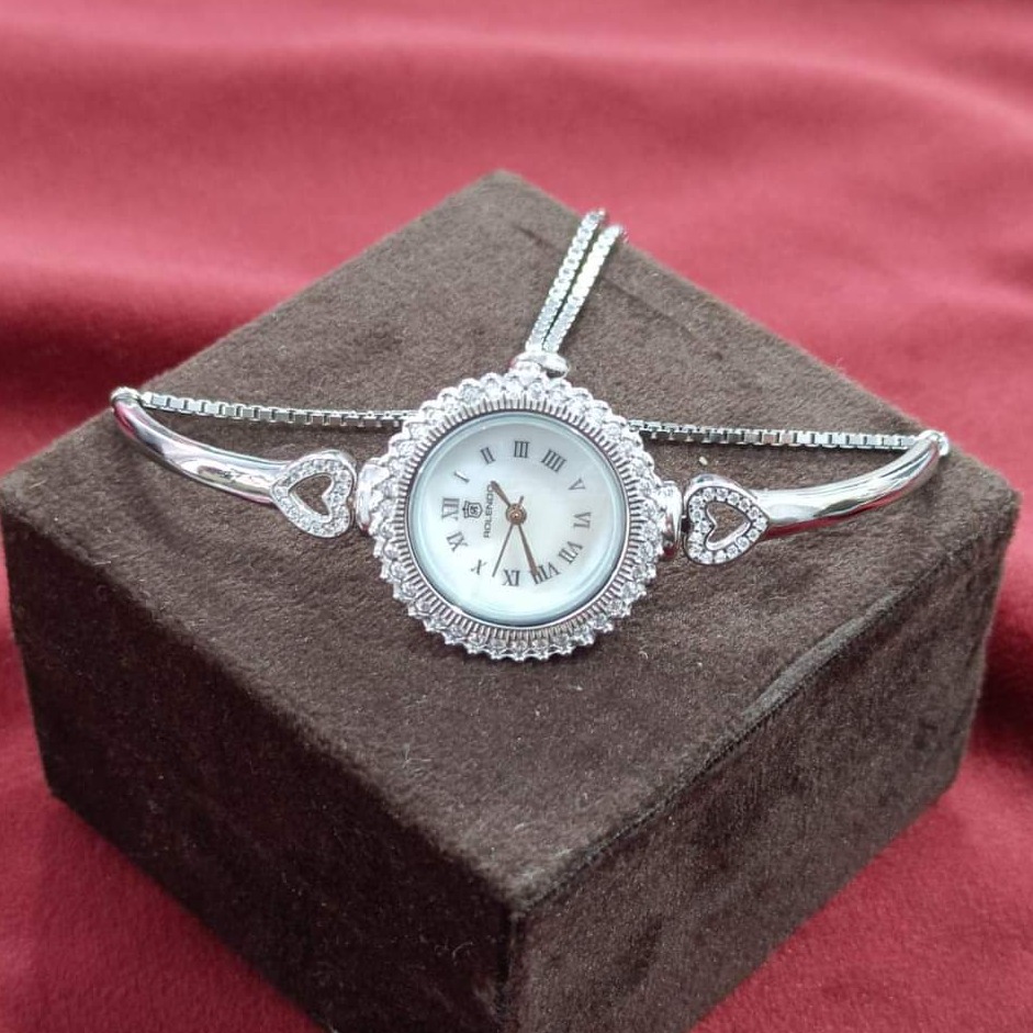 silver traditional ladies watch RH-LW129