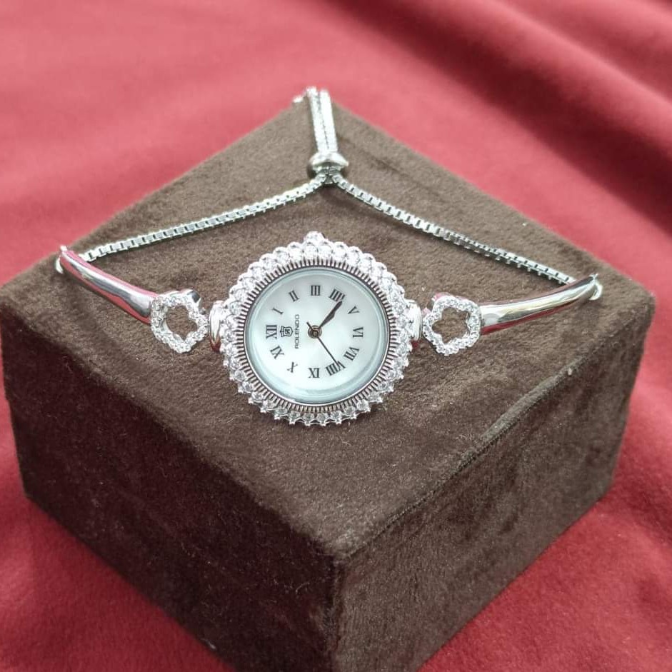 silver classical ladies watch EH-LW121