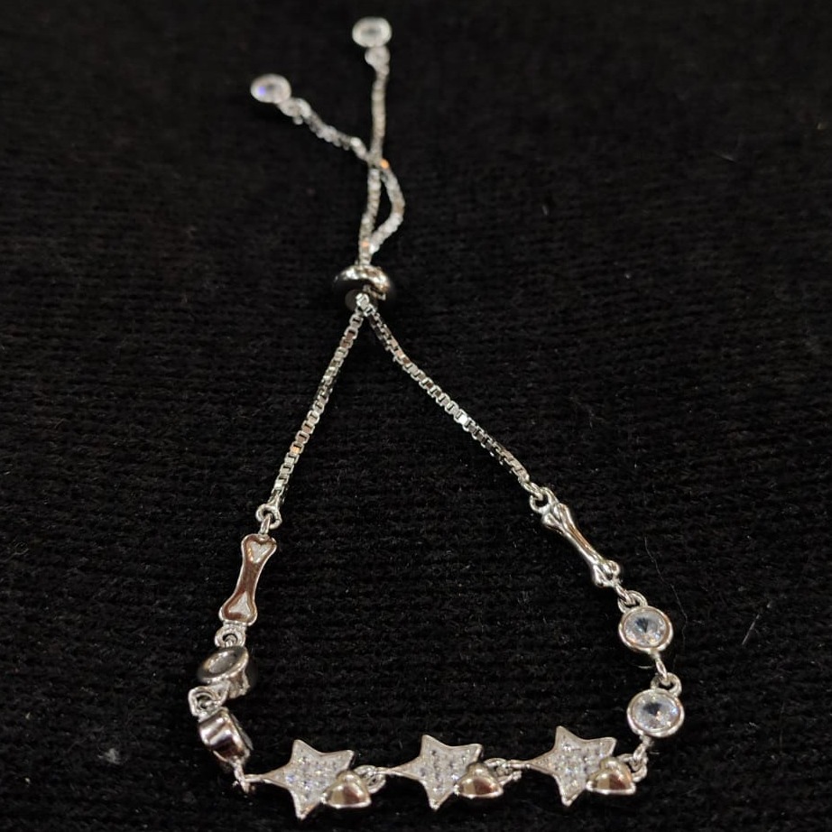92.5 silver star design bracelet rh-lb855