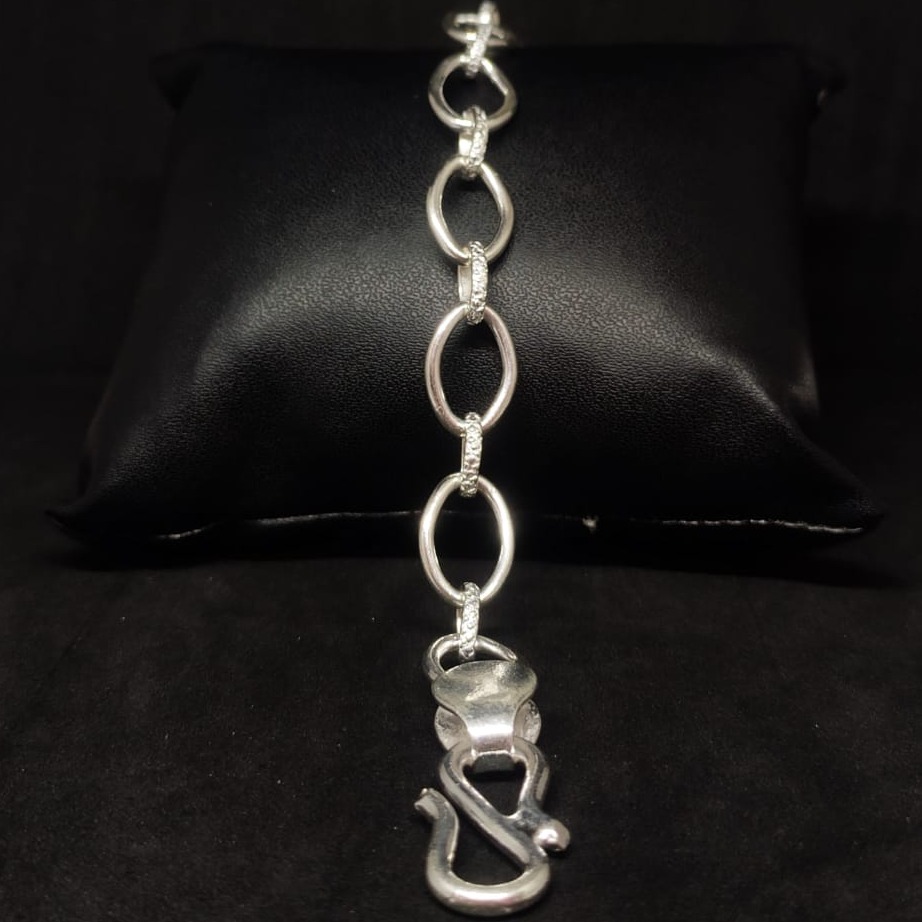 silver gents traditional bracelet RH-GB431