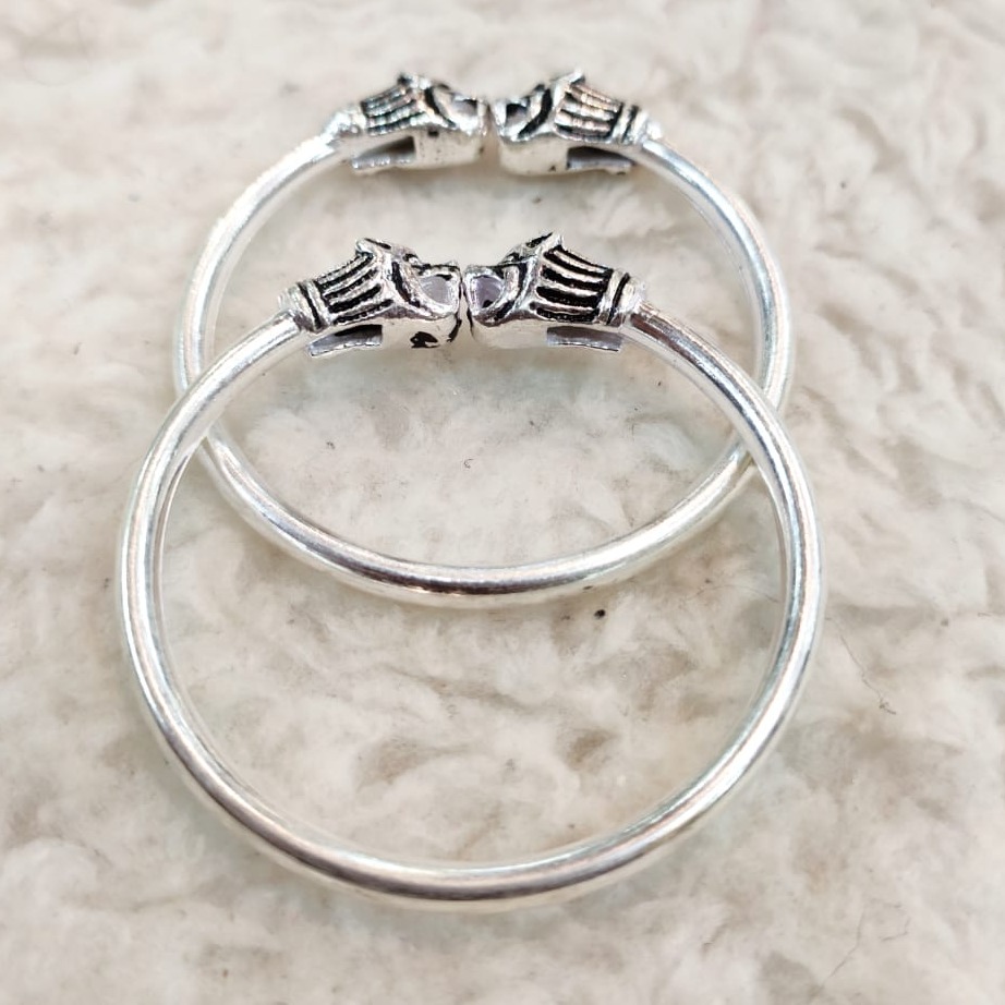 silver fancy kids bangles RH-KB248