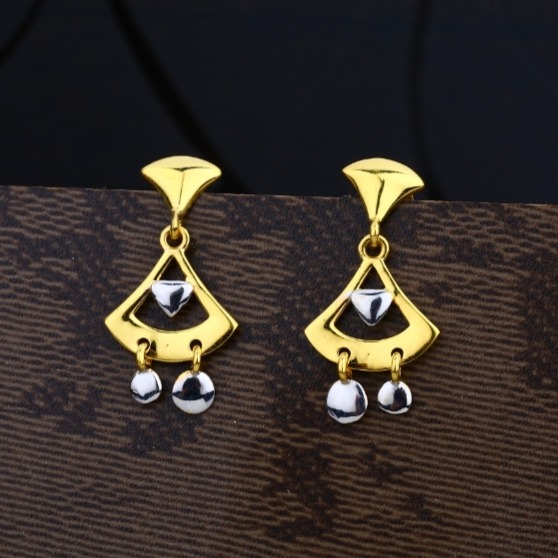 22 carat gold classical ladies earrings RH-LE631